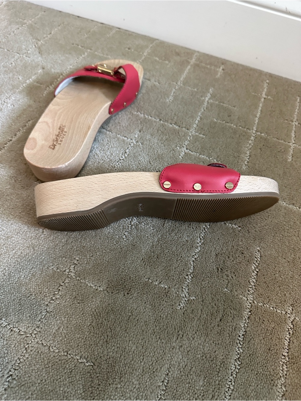 Dr. Scholl’s original sandal in red size 9 - Picture 6 of 7